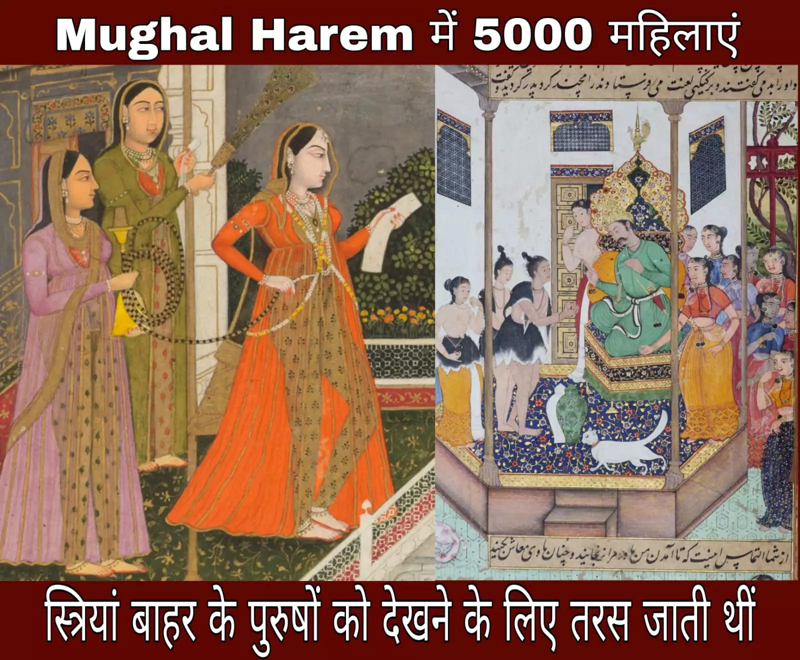 Mughal Harem: मुगल शासक संबंध बनाने के लिए रखते थे 5000 औरतें, ऐसी होती थी रंगीन रातें