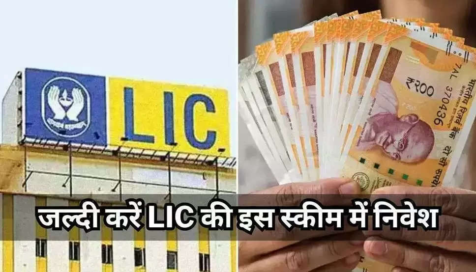 LIC की इस लेटेस्ट स्कीम में करें अपना पैसा निवेश, मिलेंगे 5 लाख रुपए