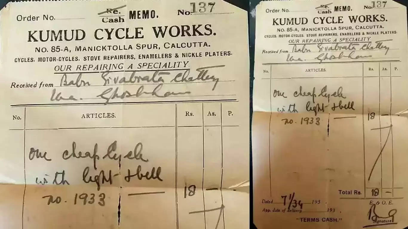 1934 Cycle Bill