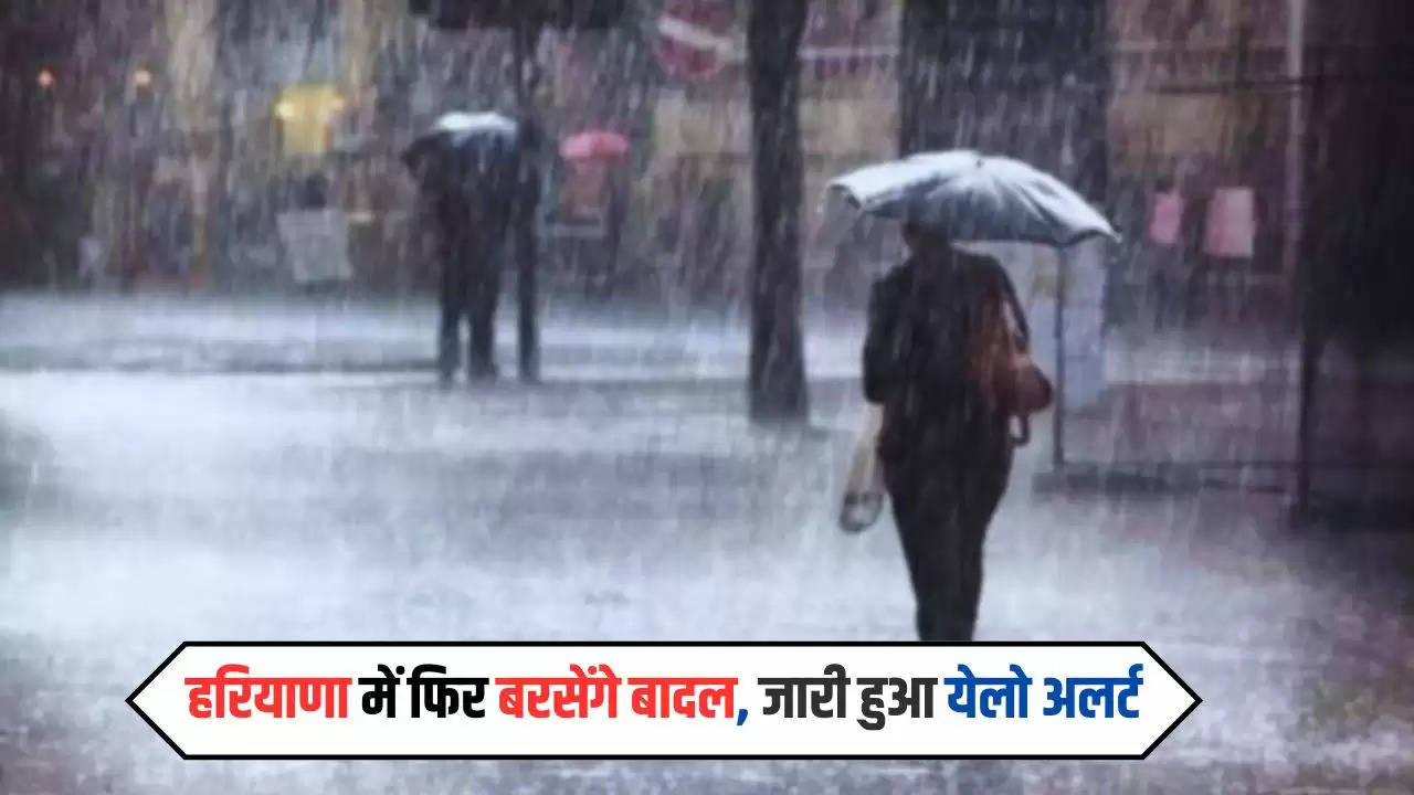 Haryana Weather: हरियाणा में फिर बरसेंगे बादल, इन 6 जिलों के लिए जारी हुआ येलो अलर्ट  