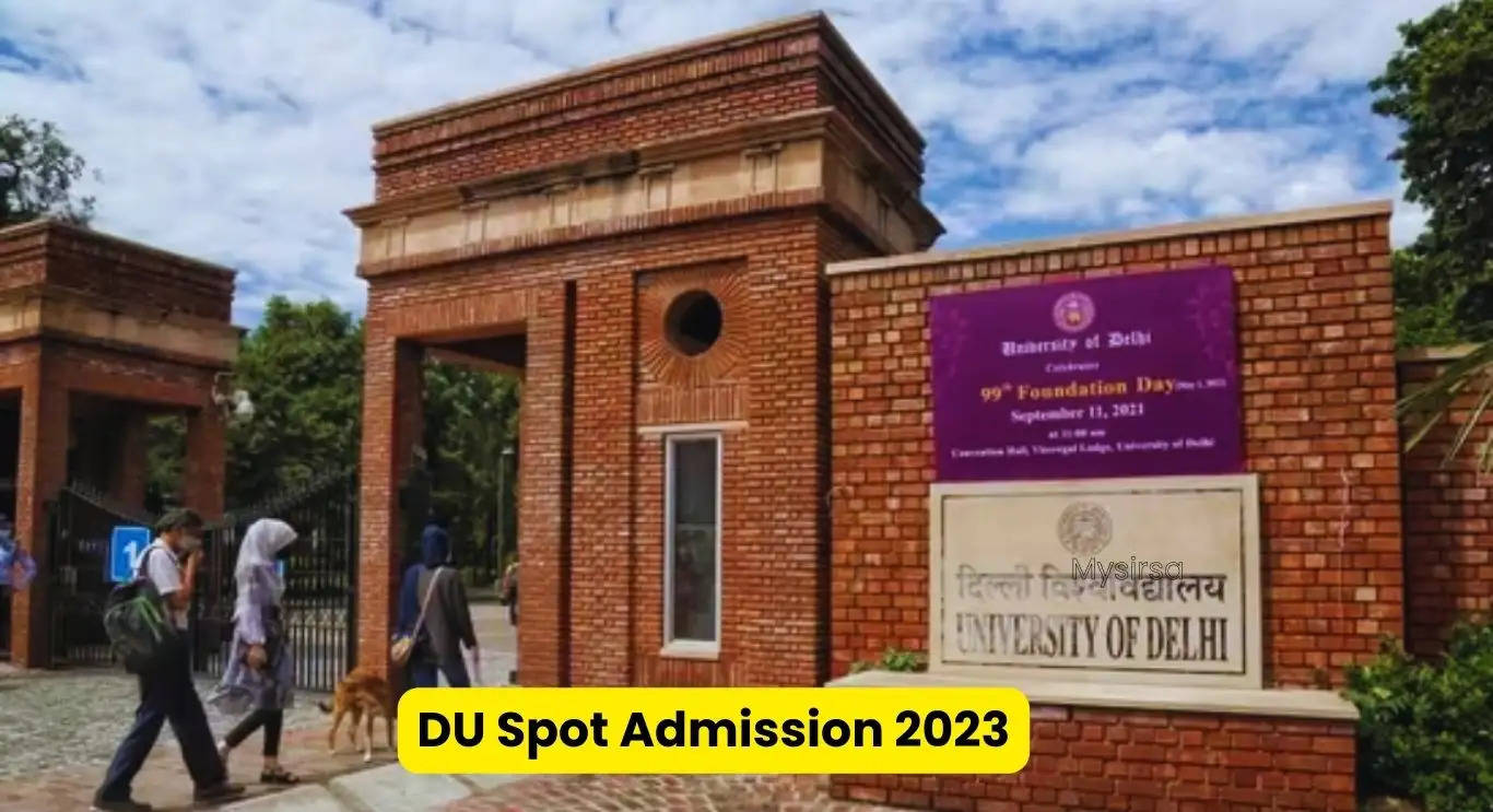 DU Spot Admission 2023