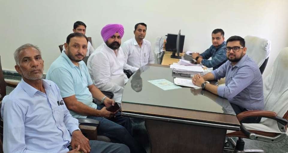 Meeting held with representatives of political parties.