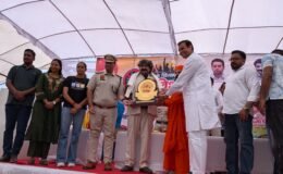 शहीद भगत सिंह स्टेडियम में नशे के खिलाफ भरी हुंकार, शहर में नशे के विरोध में निकाली पद यात्रा