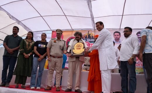 शहीद भगत सिंह स्टेडियम में नशे के खिलाफ भरी हुंकार, शहर में नशे के विरोध में निकाली पद यात्रा