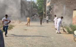 An example set amidst the strike: When sanitation services stalled in Sirsa, a cleanliness drive was launched in Ward 11.