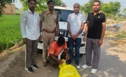 A man was arrested with 6 kg 76 grams of poppy husk.