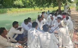 जमाल गांव के ग्रामीण बोले, जब तक टेल पर पूरा पानी नहीं पहुंचेगा, तब तक धरना रहेगा जारी, सिंचाई विभाग के अधिकारियों के आश्वासन पर भी ग्रामीण नहीं माने