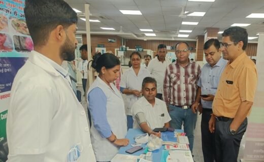 Health check-up camp organized at Sirsa District Civil Hospital; 1,125 people availed themselves of the health services.