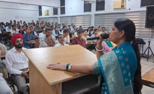 Female students should avoid the negative effects of social media and lodge complaints against harassment: Meena Parmar.