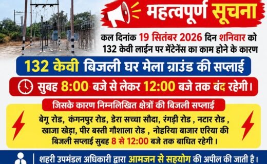 Power cut in these areas of Sirsa tomorrow, Saturday; check the full details.