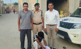 Youth apprehended in Sirsa with 7 grams 980 milligrams of heroin.